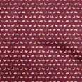 thumbnail image 1 of oneOone Georgette Viscose Maroon Fabric Colorful Dinosaur Cartoon Sewing Material Print Fabric By The Yard 42 Inch Wide, 1 of 5