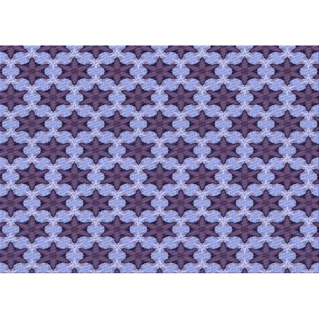 Ahgly Company Machine Washable Indoor Rectangle Transitional Purple Mimosa Purple Area Rugs, 2' x 3'