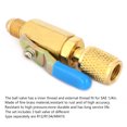 thumbnail image 3 of Refrigerant Valve Ball Valve Brass 1/4 SAE Female & Male High Pressure Resistant with R12/R134/AR410, 3 of 7