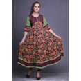 thumbnail image 1 of Bimba Kurti Longue Imprimée pour Femmes Robe Anarkali Indienne Haut Tunique Décontracté, 1 of 5