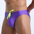 thumbnail image 4 of Weiqiqre Men Shorts Low Rise Swimsuits Bikini Swimming Briefs Swimwear with Adjustable Drawstring, 4 of 6