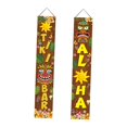 thumbnail image 3 of Door Banner Sign Decorative Door Flags Porch Sign for Hawaiian Home Carnival, 3 of 8