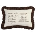 thumbnail image 1 of Fraiche Holiday Collection Cushion - Postcard Lumbar with Ruffle Edge 20x13inch, 1 of 5