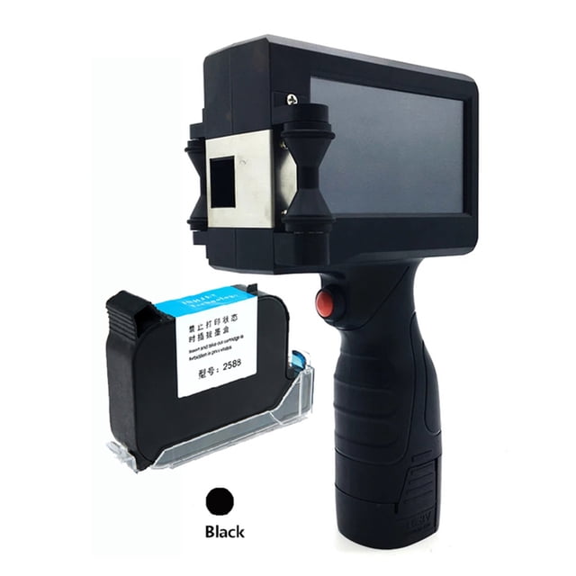 Handheld Inkjet Printer 1/2 Inch Touch Coder Label Print Machine With USB Import QR /Barcode/ Logo 12.7mm Printer ,Complete Kit