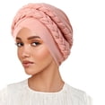 thumbnail image 1 of Milk Silk Hijab Headband Two Tone Solid Color Head Wrap with Design for Everyday Wear and Comfort, 1 of 3