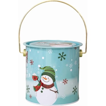 Tyidzon Christmas Vintage Cookies Jar Cookiess Jars For Kitchen Counter Airtight Jar Cookies Containers Cookies Tin With Lids For Gift Giving Large Cookies