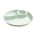 thumbnail image 2 of Aodebiao Portion Control Plate for Balanced Eating, Unbreakable Divided Plates,3 Compartment Plates, Reusable Plastic Plates, BPA Free for Adults, 2 of 7