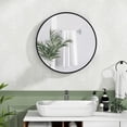 thumbnail image 2 of Costway 24" Circle Bathroom Mirror Round Wall Mirror with Explosion-proof Film, 2 of 9