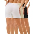 thumbnail image 3 of Underworks Cotton Inseam 8-inch Bloomers 3-Pack, 3 of 5