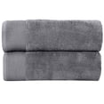 thumbnail image 1 of Fabstyles Super Soft Bath Sheets 2 Piece Set, Extra Large Bath towels, Grey, 1 of 2