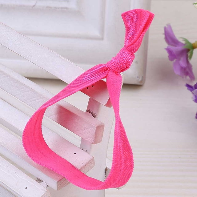 Hair Ring Seamless High Elasticity Knotted Adjustable Ponytail Holder Colorful Hairs Rope Scrunchies Accessories Multi Color Rose Red