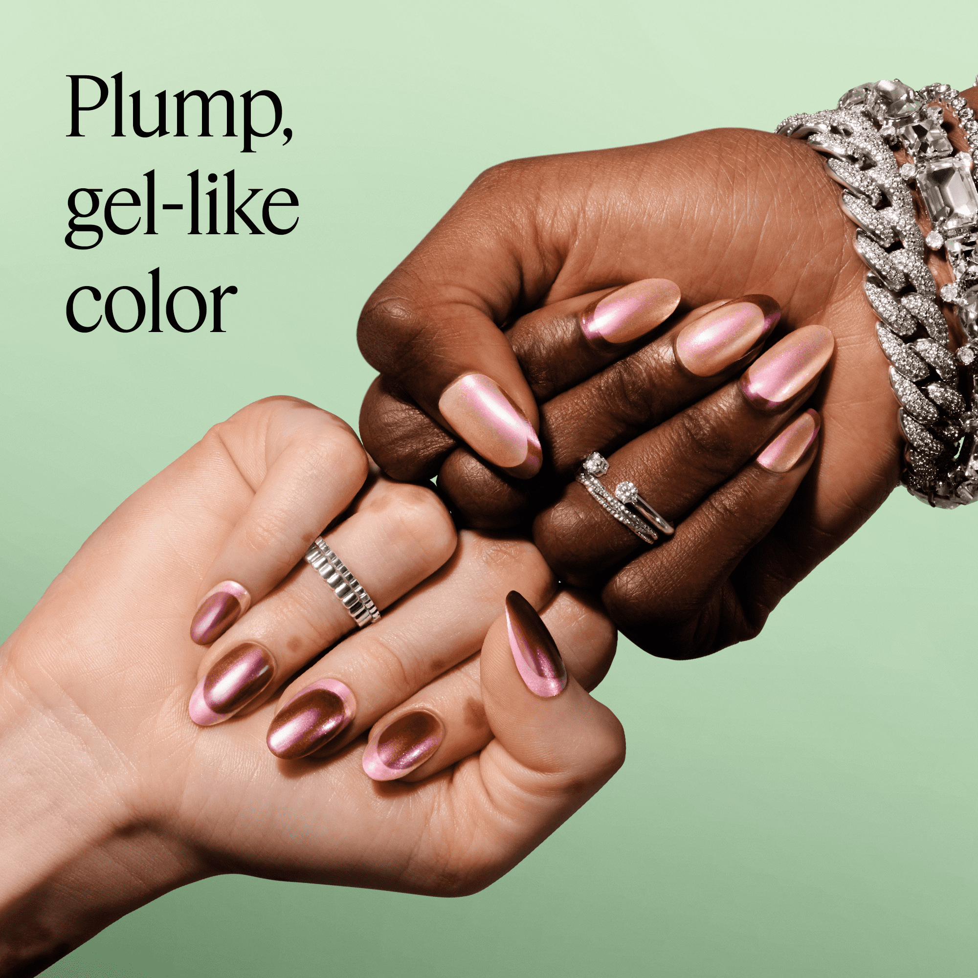 vernis à ongles longue tenue effet gel, gel couture par essie, nuance: size me up