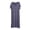 Grey, variant on ShomPort Women's Summer Home Dress Basic V Neck Loose Side Split Loungewear Sleep Shirt Dress Nightgowns