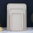 thumbnail image 1 of EGNMCR Kitchen Gadgets, Kitchen Accessories Rectangular Tray Large Medium And Small Sets Of Three Household Plates To Put Tea Cups Dinner Plates To Put Snacks Plates Plastics Tray Packages, 1 of 6