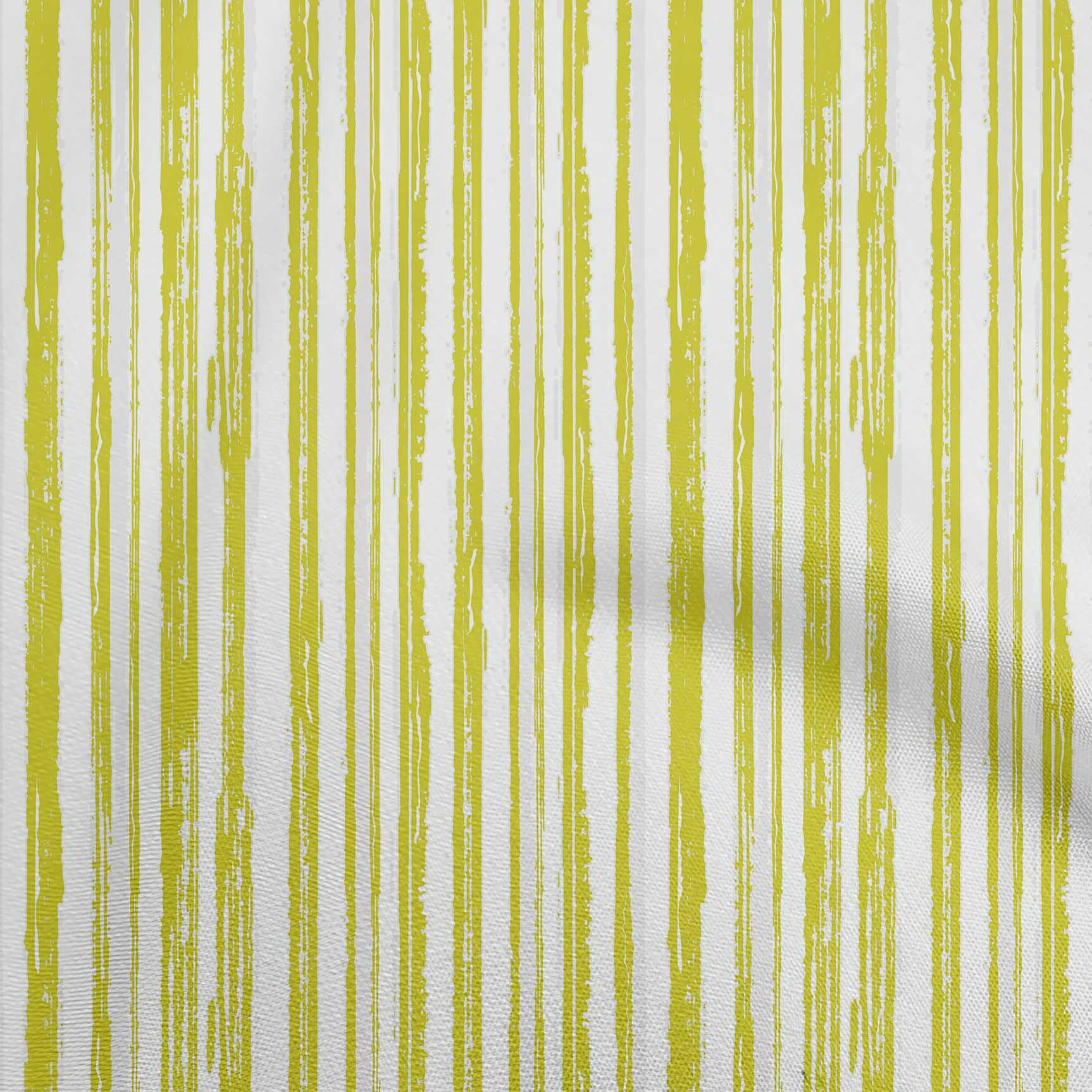 oneOone Velvet Light Green Fabric Striped Line Dress Material Fabric Print Fabric By The Yard 58 Inch Wide
