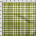 thumbnail image 4 of oneOone Cotton Cambric Green Fabric Check Sewing Material Print Fabric By The Yard 56 Inch Wide, 4 of 4