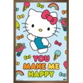 thumbnail image 1 of Hello Kitty - Happy Wall Poster, 22.375" x 34", 1 of 4