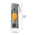 thumbnail image 2 of TopLLC Portable Juicer Small And Rechargeable Fruit Juicer Machine Multifunctional Juicer Cups For Students Household Food Supplement Machine A juicer, 2 of 3