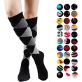 thumbnail image 1 of Womens Graduated Compression Socks 15-20 20-30 mmHg Athletic Running Nurse Stockings, 1 of 7