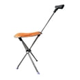 thumbnail image 4 of Tachiuwa Canne avec Siège Canne Pliante de Randonnée Chaise Canne pour Escalade File d'Attente Adultes orange, 4 of 9