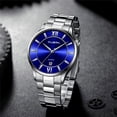 thumbnail image 1 of Mens Stainless Steel Chronograph Business Watch with Date Display and Durable Sport Strap Design, 1 of 6