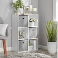 thumbnail image 3 of Mainstays 6-Cube Organizer, White, 3 of 7