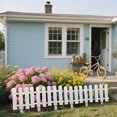 thumbnail image 5 of Decorative Garden Border Fence - Modular Plastic Plant Edging for Lawn Flowerbeds Landscaping, Weatherproof Yard Borders, 5 of 5
