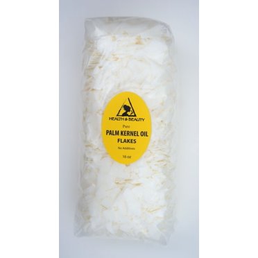 Flocons d'Huile de Palmier pure Naturelle pour Savons Cosmétiques 16 oz, 1 lb