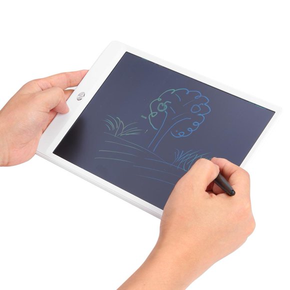 LCD Writing Tablet Doodle Board, 8.5inch Colorful Drawing Tablet Writing Pad, Girls Gifts Toys for 3 4 5 6 7 Year Old Girls Boys (White)