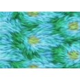 thumbnail image 1 of Ahgly Company Machine Washable Indoor Rectangle Transitional Bright Turquoise Blue Area Rugs, 2' x 5', 1 of 7