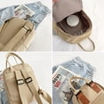 thumbnail image 4 of FeiraDeVaidade New Trendy Mini Backpack Female Korean Version Fashion Canvas Student Handbag Travel Small Backpack, 4 of 6