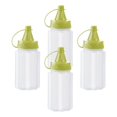 thumbnail image 4 of S SERENABLE 4Pcs Small Bottles Portable Food Storage Container Seasoning Bottles Bottle Green, 4 of 9