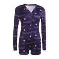 thumbnail image 1 of xiaxaixu Combinaison Décontractée pour Femme, Pyjama Imprimé à Manches Longues, 1 of 9