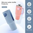 thumbnail image 4 of Grusce 2Pcs Silicone Boot Full Body Silicone Protector Boot Protective Water Bottle Boot Foldable Silicone Boot Cover Reusable Silicone Boot Sleeve for Quencher Tumbler 40 oz Water Bottle, 4 of 8
