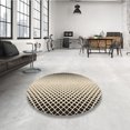 thumbnail image 4 of Ahgly Tapis Rectangulaire Lavable en Machine Intérieur Transitionnel Or Vanille, 2 Pieds x 3 Pieds, 4 of 7