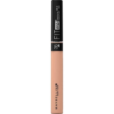 Correcteur liquide sans huile Fit Me Maybelline New York, Couvrance naturelle impeccable, Léger, Atténue l’apparence des rougeurs, des imperfections et des défauts, Foncé, 35, 6.8 ml
