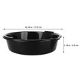 thumbnail image 2 of HEALEEP Oil Drain Tray 2Pcs Black Plastic For Car Maintenance Spill Prevention, 2 of 8