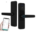 thumbnail image 3 of Serrure de Porte Intelligente avec Poignée, Entrée Sans Clé, Serrure de Porte pour Porte d'Entrée, Serrure Wi-Fi, Application Smart Life Free, Télécommande de Porte 35-120 mm, Installation Facile, 3 of 5