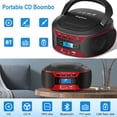 thumbnail image 2 of Transemion ABS High-Fidelity Sound Portable CD Player Easy-to Controls And FM Radio And Stylish Matches AU, 2 of 6
