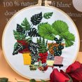 thumbnail image 3 of Coofit 2PCS Estampillé Broderie Kit DIY Plante en Pot Broderie Starter Kit Point de Croix, 3 of 6