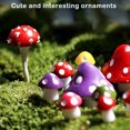 thumbnail image 3 of 10Pcs Mushroom Toadstool Fairy Garden Terrarium Figurine, 3 of 9