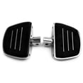 thumbnail image 5 of Krator Chrome Mini Board Floorboards Footpegs Compatible with Honda ST1300 2003-2012 (Front Only), 5 of 5