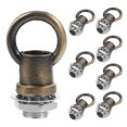 thumbnail image 1 of 8pcs Heavy Duty M10 Threaded Hook Rings for Pendant Light Fixtures Metal Chain for Hanging Lights Chandelier Suspension Chain, 1 of 8