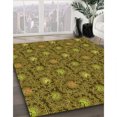 thumbnail image 3 of Ahgly Company Tapis de Zone Rectangulaire Transitionnel Brun pour Intérieur, Lavable à la Machine, 2 Pieds x 4 Pieds, 3 of 7