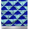 thumbnail image 1 of Soimoi Cotton Jersey Fabric Triangle Geometric Print Fabric by The Yard 58 Inch Wide, 1 of 3