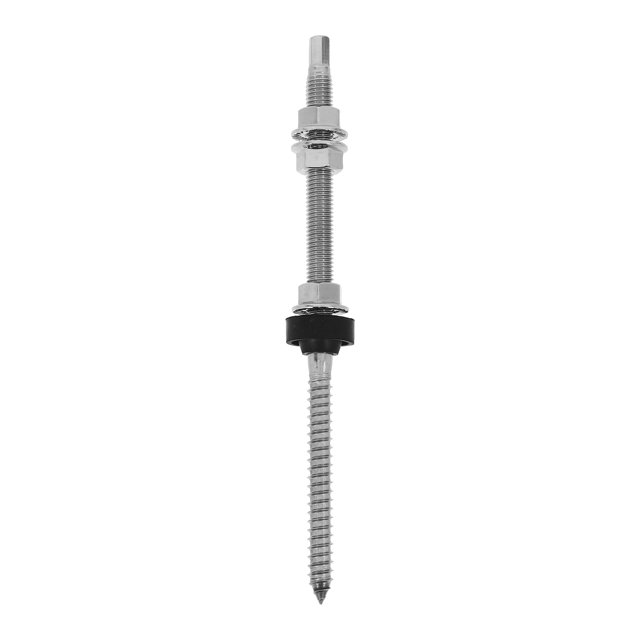 Solar Hanger Bolts Stainless Steel Height Adjustable Hanger Bolts For Solar Panel Mounting On Building Roofs Photovoltaic Accessories Kit