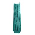 thumbnail image 4 of Robe Longue d'Été Boho de Plage Imprimée pour Femme en Dentelle à Épaules Dénudées, Robe Maxi Décontractée, 4 of 5