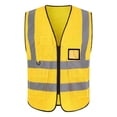 thumbnail image 2 of TopLLC Men's Safe Vest, High Visibility Protective Work Clothes, Outdoor Work Belt, Reflective Strip, 2 of 3