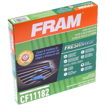 FRAM FB Cabin Air Filter CF11182 with Arm and Hammer Baking Soda