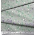 thumbnail image 3 of Soimoi Rayon Fabric Flower Artistic Printed Fabric 1 Yard 42 Inch Wide, 3 of 3